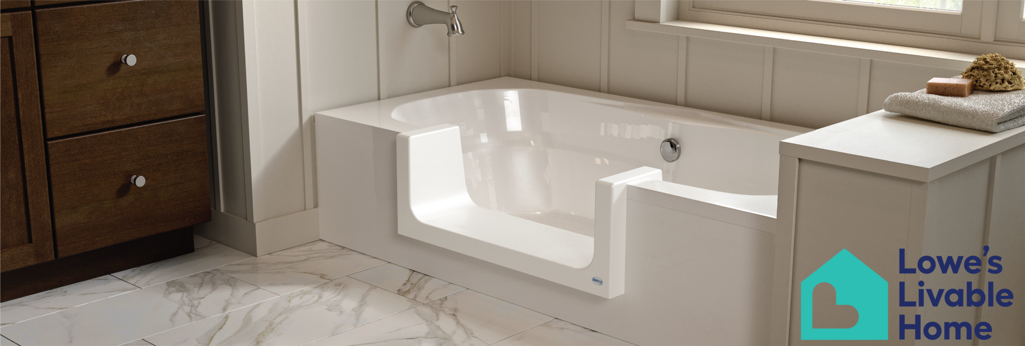 CleanCut Bathtub Conversion Installation by Lowe’s CleanCut